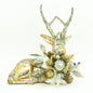 Golden Beaded Reindeer - 4 Sizes/Styles