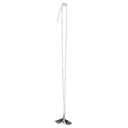 Gothic Hanging Bat Pendant Necklace