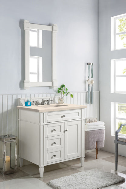 Brittany 30" Single Vanity in Bright White