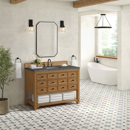 Malibu 48" Single Vanity, Amber Birch