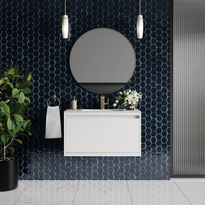 Mantova 35.4" Single Vanity Cabinet
