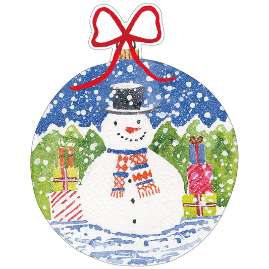 Snowman Ornaments Gift Tags