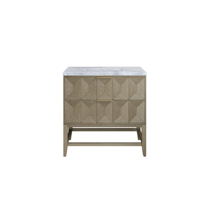 Emmeline 36" Single Vanity Cabinet, Pebble Oak