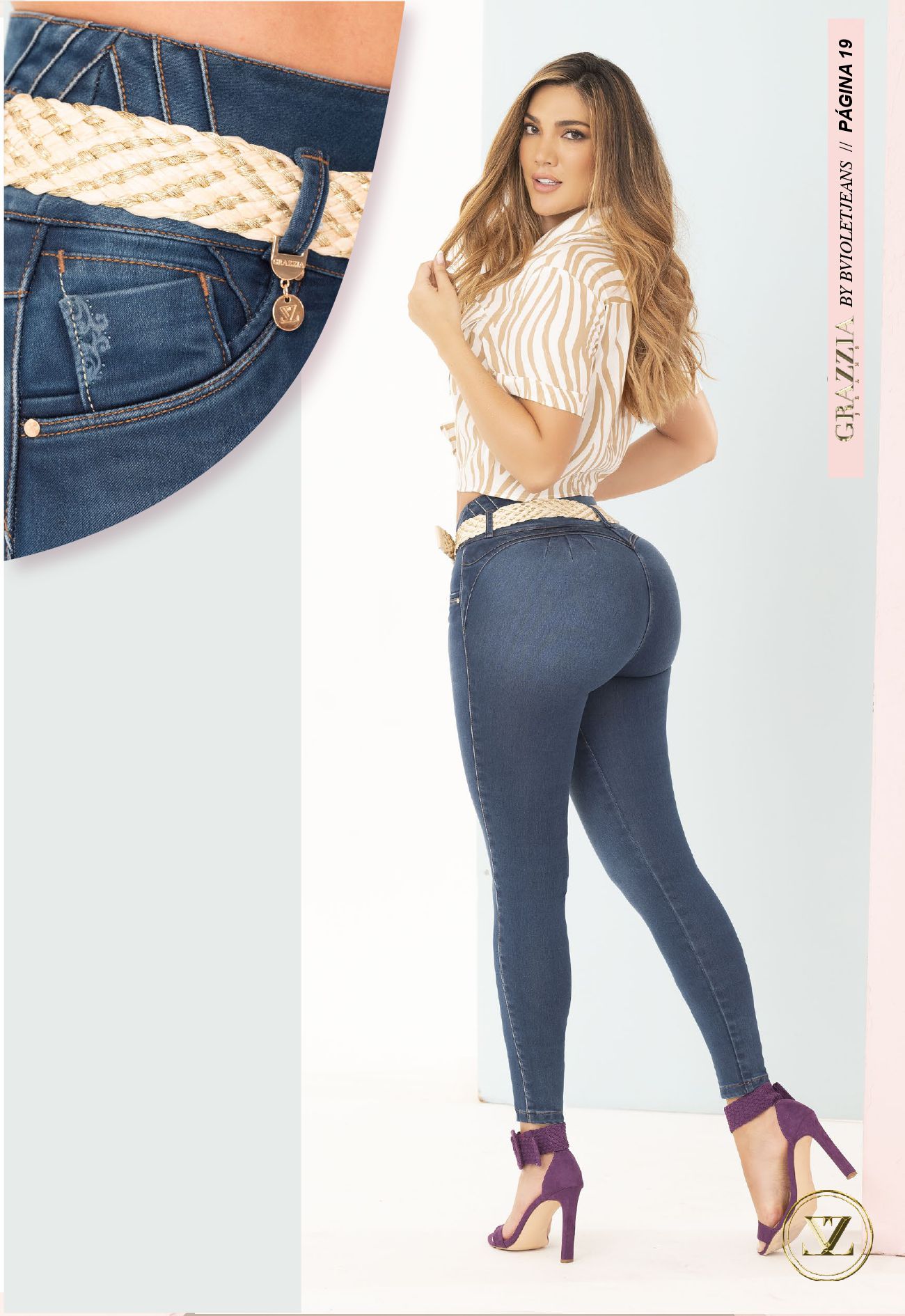 GR465 100% Authentic Colombian Push Up Jeans