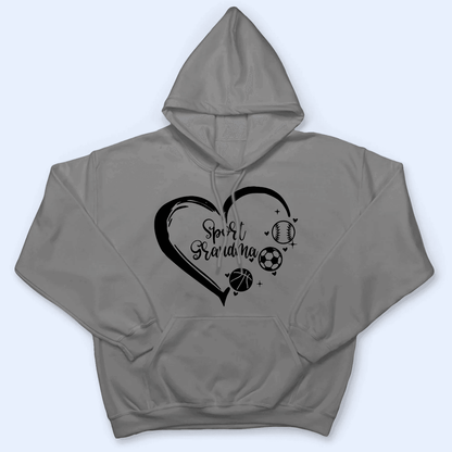 Grandma Heart - Personalized Custom T Shirt - Birthday, Loving, Funny Gift for Grandma/Nana/Mimi, Mom, Wife, Grandparent