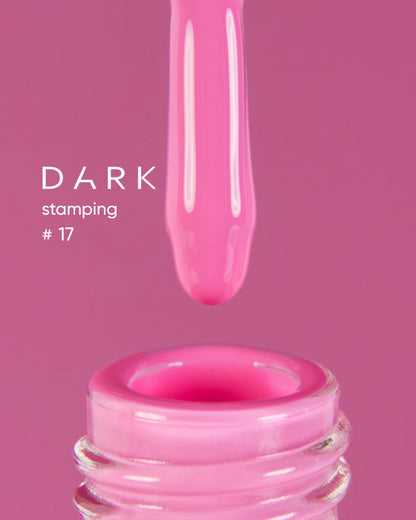 DARK STAMPING POLISH PINK №17, 8 ML S017