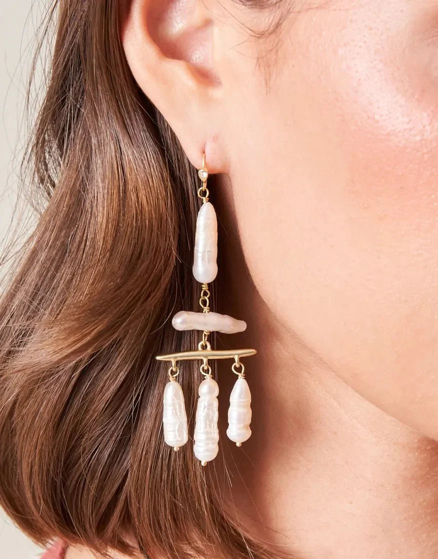 Great Hall Pearl Earrings Pearl