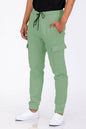 Cotton Blend Cargo Joggers with Elastic Drawstring | Apparel | Kitchen + Metal