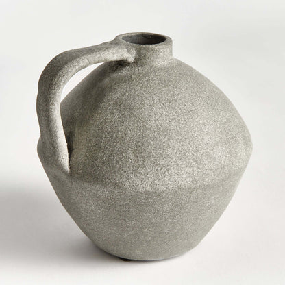Mediterranean Terracotta Amphora Style Decorative Vase