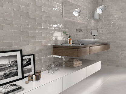 Soul Crackled Print Subway Tile