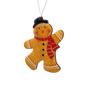 Gingerbread Man Ornament in Tophat
