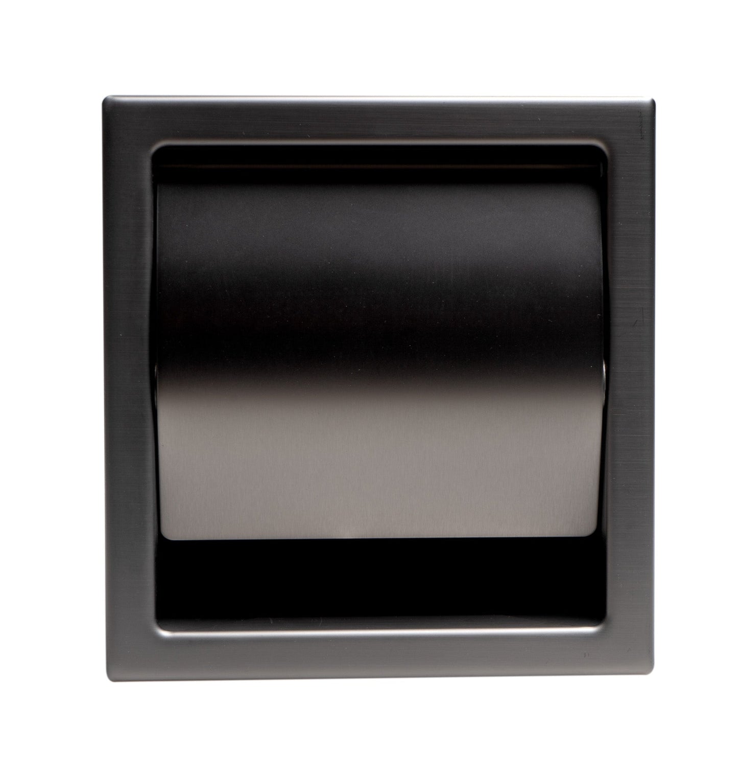 ALFI brand ABTPP77 Stainless Steel Recessed Toilet Paper Holder with Cover
