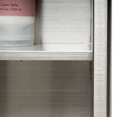 ALFI brand ABN1224 12 x 24  Vertical Double Shelf Bath Shower Niche