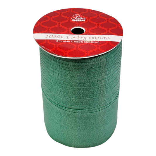 1/8 Inch Curling Ribbon - 1050 Feet - Green
