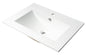 ALFI brand  ABC803 White 25" Rectangular Drop In Ceramic Sink with Faucet Hole