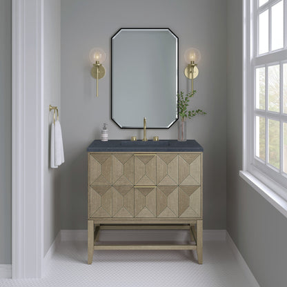 Emmeline 36" Single Vanity Cabinet, Pebble Oak