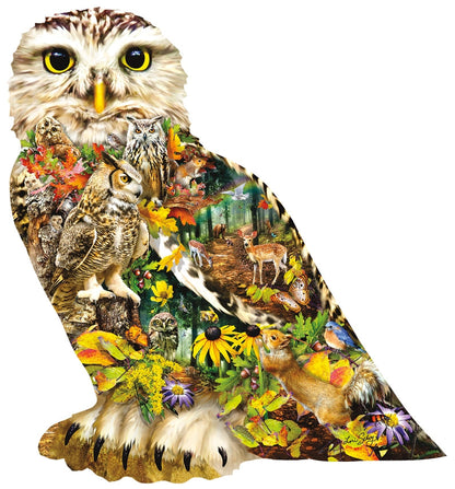 Forest Messenger Shaped Puzzle