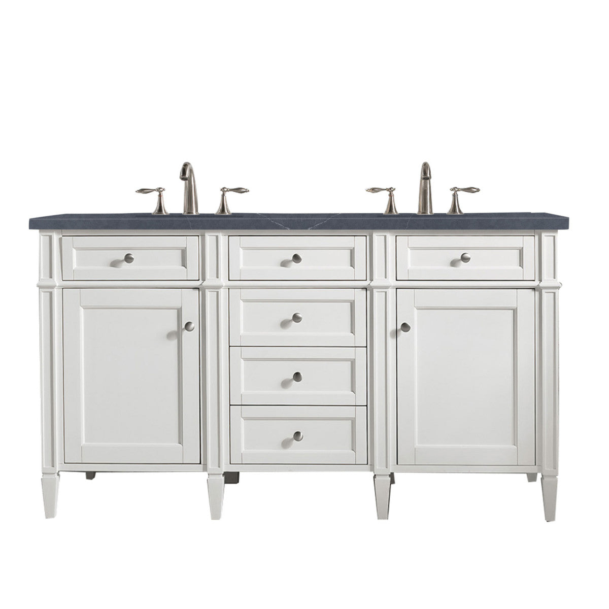 Brittany 60" Double Vanity in Bright White