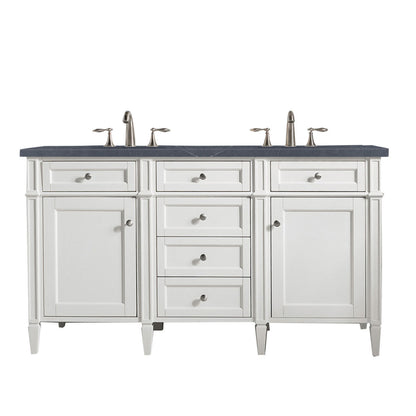 Brittany 60" Double Vanity in Bright White
