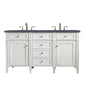 Brittany 60" Double Vanity in Bright White
