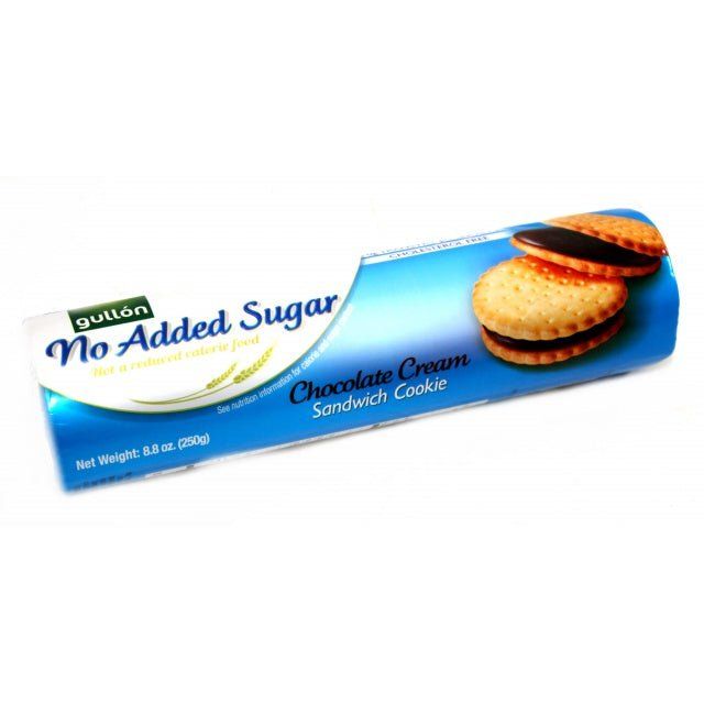 Gullon Chocolate Sandwich Cookies, 42.5% Wheat Flour, 37% Rich Chocolate Filling, 8.86 In Box
