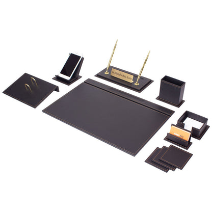 MOOG Luxury Desk Set-12 Accessories -White - 12 PCS