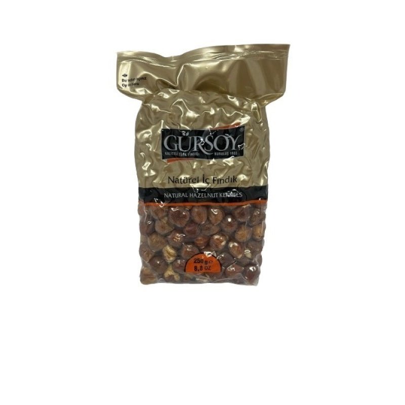 GUROSOY HAZELNUT KERNELS NATURAL MADE IN TURKEY 250GR (avg. lb) per/lb