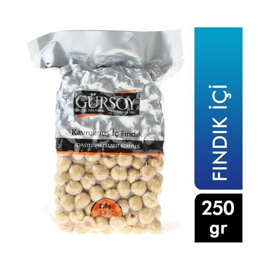 Gürsoy Kavrulmuş İç Fındık 250 Gr Vakumlu