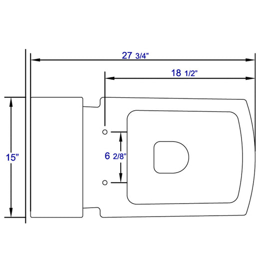 EAGO R-336SEAT Replacement Soft Closing Toilet Seat for TB336