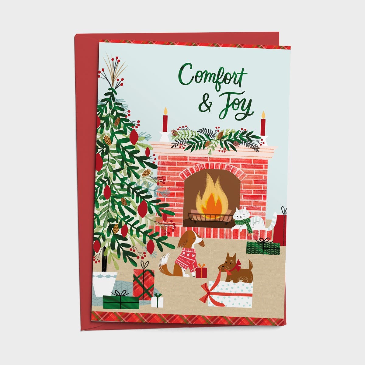 Comfort & Joy - 18 Christmas Boxed Cards and Envelopes, KJV