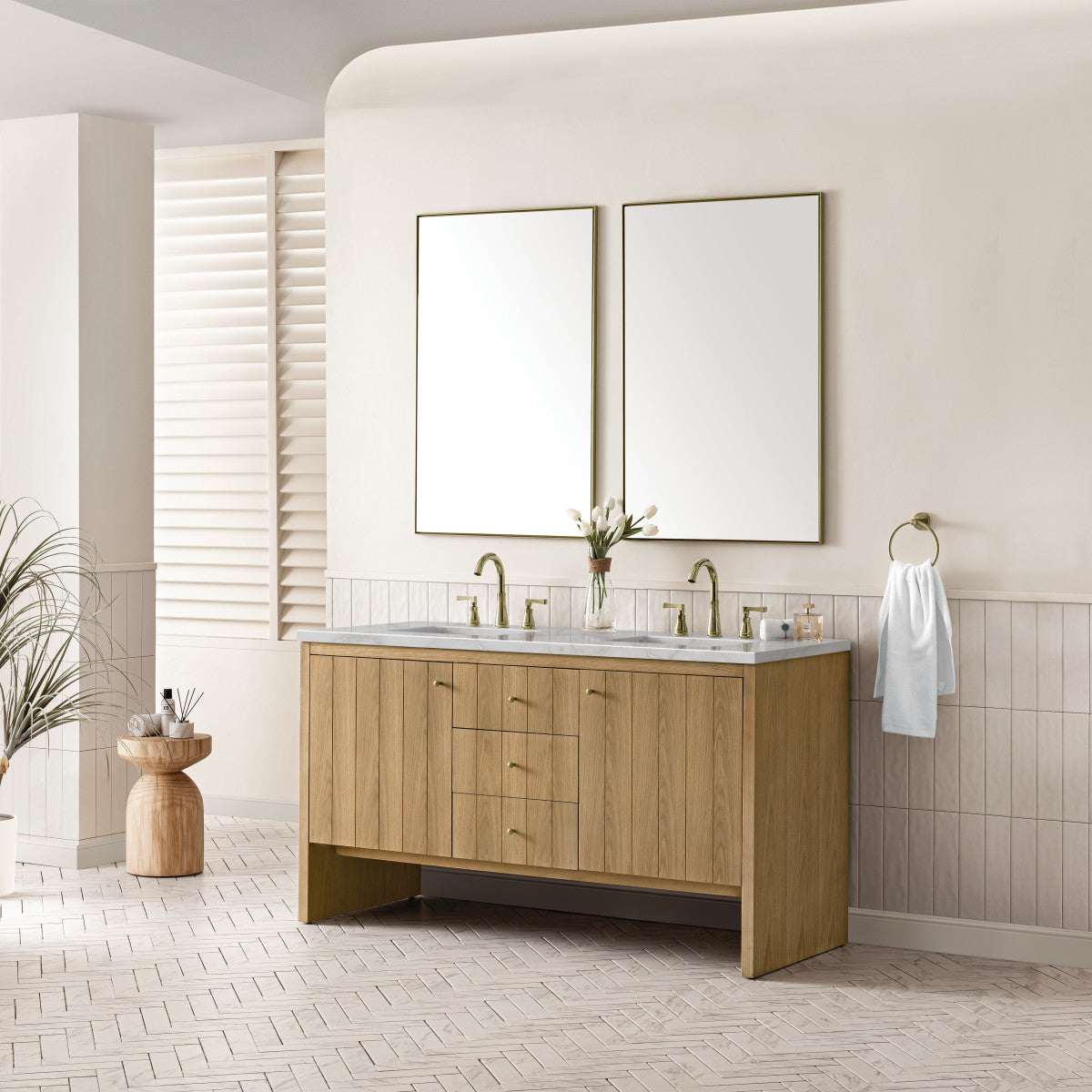 Hudson 60" Double Vanity Cabinet