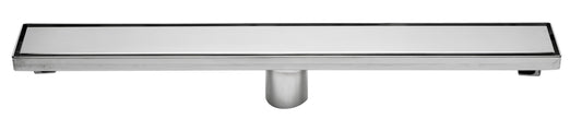 ALFI brand  ABLD24B-PSS 24" Modern Polished Stainless Steel Linear Shower Drain with Solid Cover