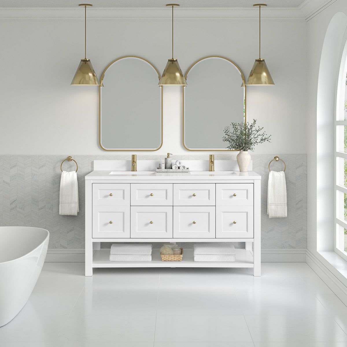 Breckenridge 60" Double Vanity