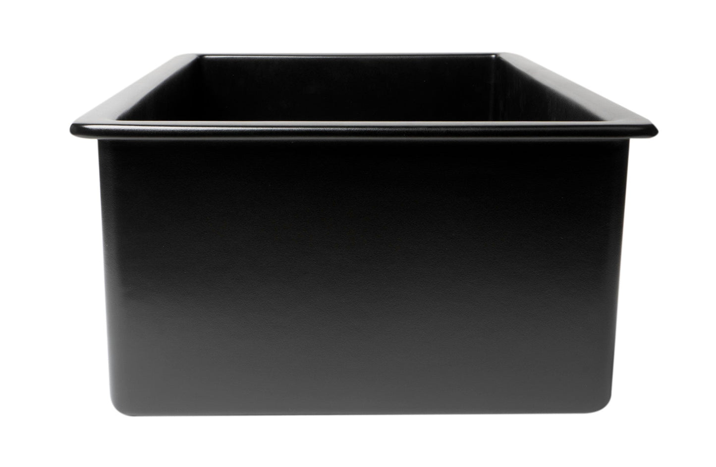 ALFI brand ABF3219SUD 32" x 19" Fireclay Single Bowl Undermount / Drop In Kitchen Sink w Grid