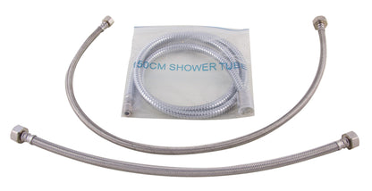 ALFI brand AB2464 Deck Mounted 3 Hole Tub Filler & Shower Head