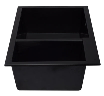 ALFI brand AB3319UM 34" Double Bowl Undermount Granite Composite Kitchen Sink