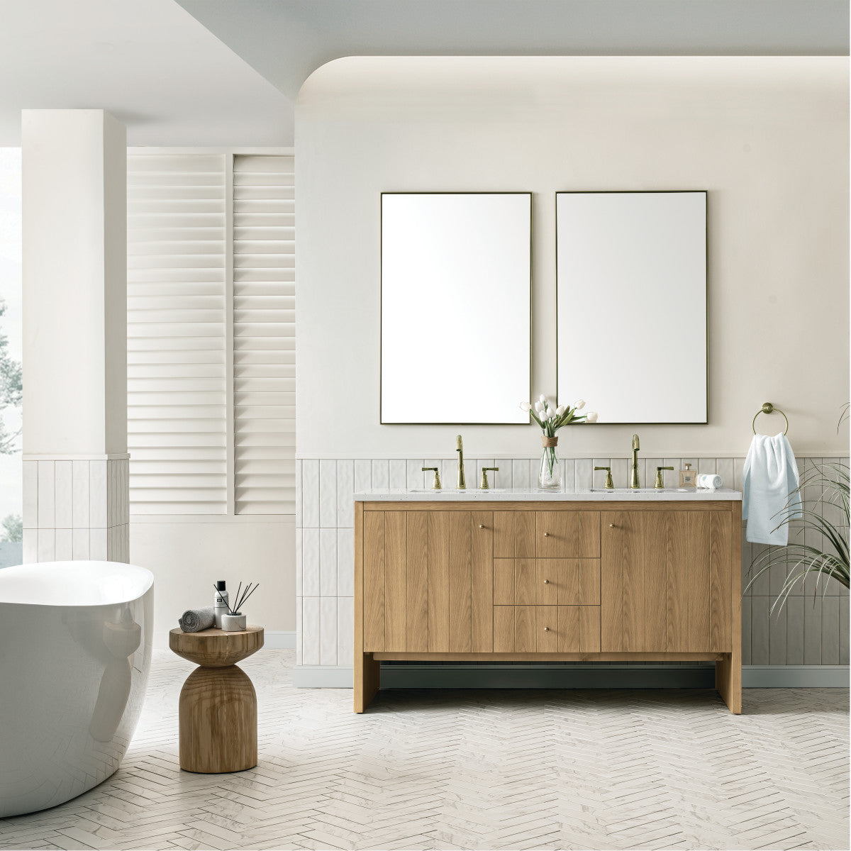 Hudson 60" Double Vanity Cabinet
