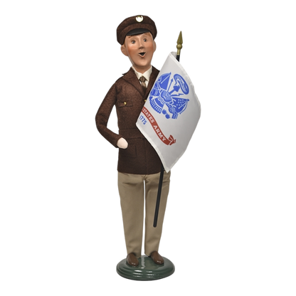 Army Man with Flag