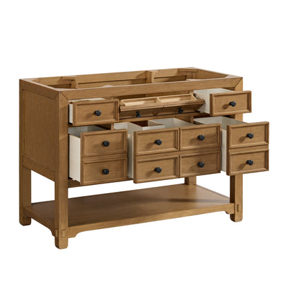 Malibu 48" Single Vanity, Amber Birch