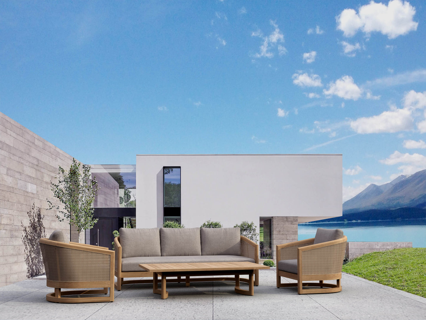 Replacement Cushion Set-333 Catania Deep Seating Set