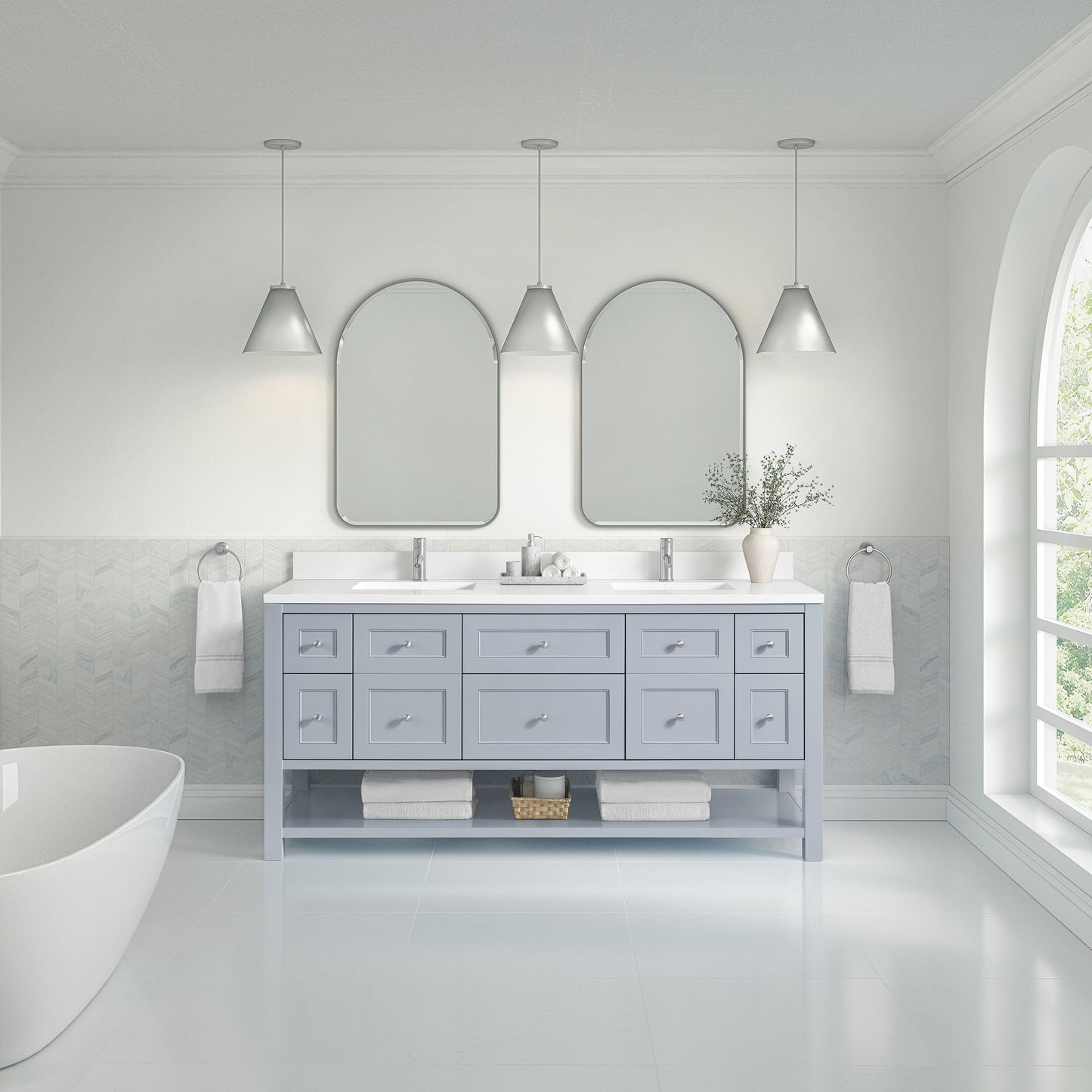 Breckenridge 72" Double Vanity