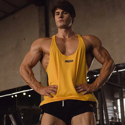 Men's Casual Cotton Vest for Gym & Exercise