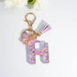A–Z Personalized Butterfly Tassel Keychain – Custom Initial Gift for Women
