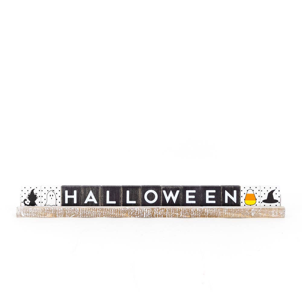 Halloween Decor - Wooden Ledgie Kit Holiday Decoration 20"