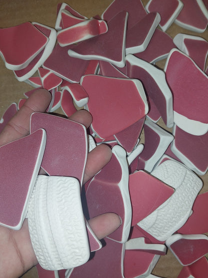 Hand Tumbled Pottery Pieces- Mosaic Crafts