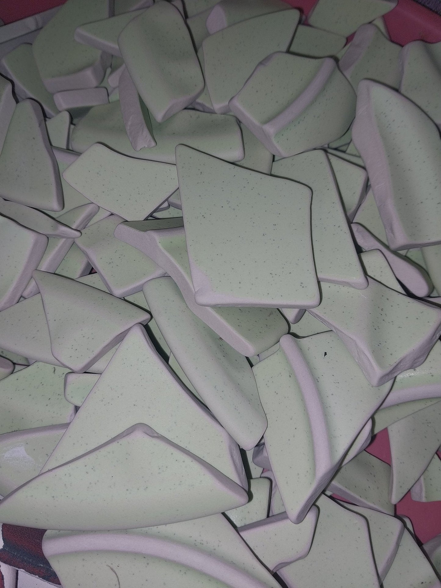 Hand Tumbled Pottery Pieces- Mosaic Crafts