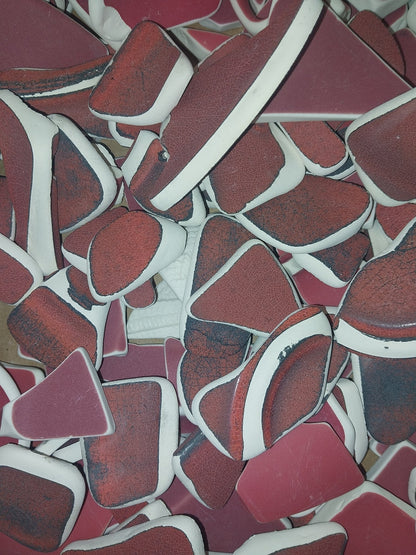 Hand Tumbled Pottery Pieces- Mosaic Crafts