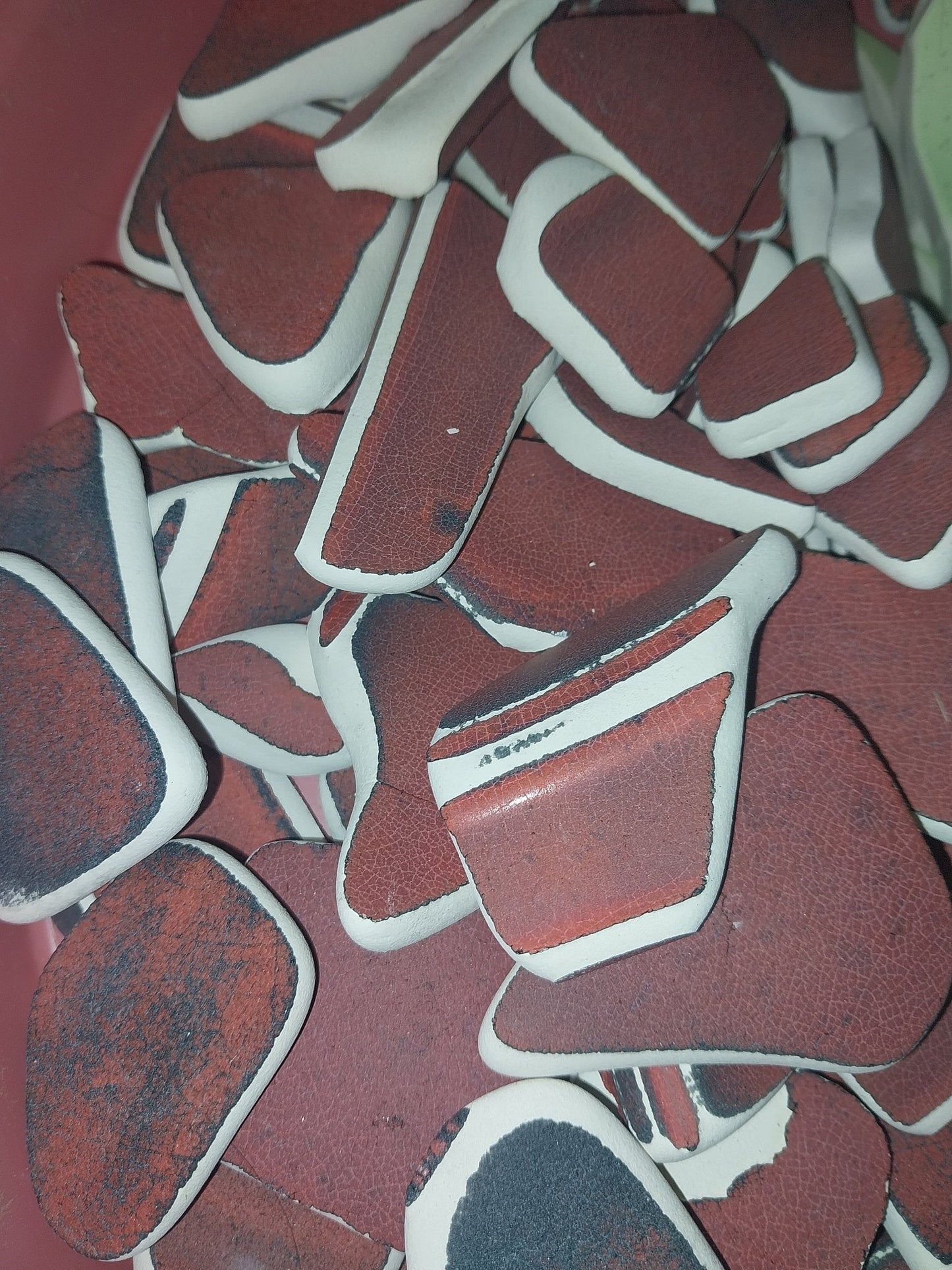 Hand Tumbled Pottery Pieces- Mosaic Crafts