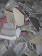 Hand Tumbled Pottery Pieces- Mosaic Crafts