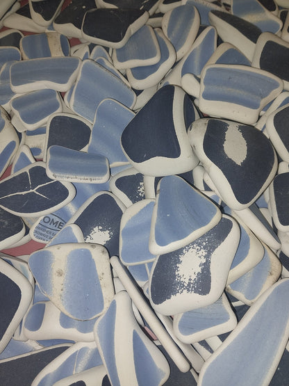 Hand Tumbled Pottery Pieces- Mosaic Crafts